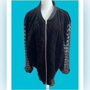 Velvet and Sequin Jacket, NWOT